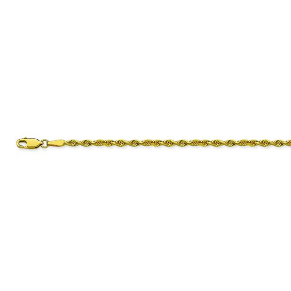 14K Yellow Gold Diamond Cut Rope Chain Koerbers Fine Jewelry Inc New Albany, IN