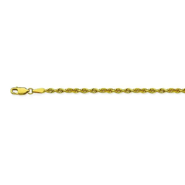 10K Yellow Gold Diamond Cut Rope Chain Koerbers Fine Jewelry Inc New Albany, IN