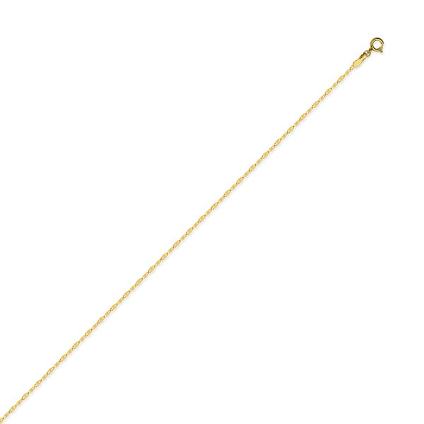 14K Yellow Gold Design Long Forzentina Necklace 16