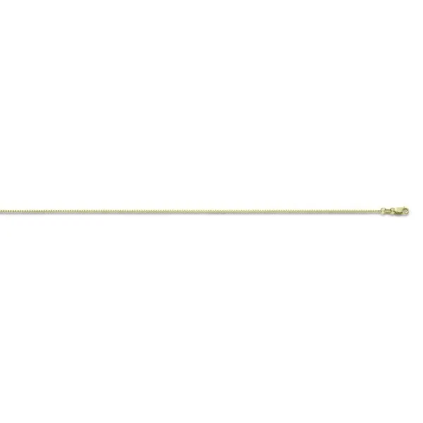 14K Yellow Gold Octagonal Link Box Chain 18
