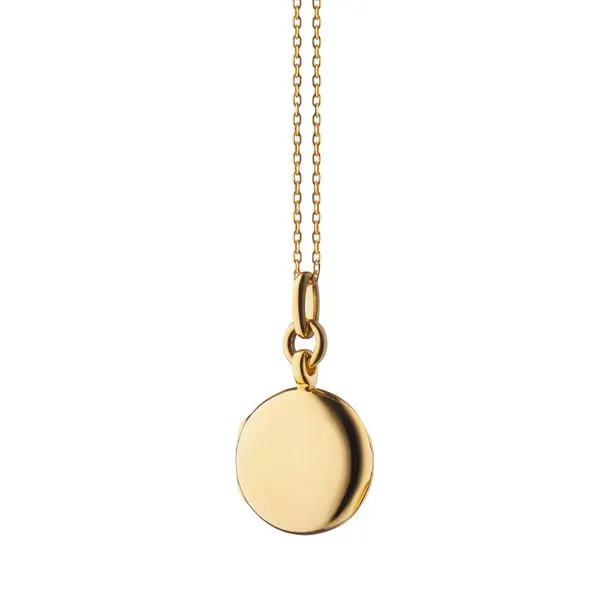 18K Yellow Gold Slim Round 