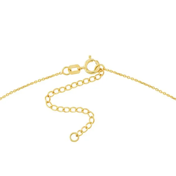 14K Yellow Gold Tilted Butterfly Necklace Image 3 Koerbers Fine Jewelry Inc New Albany, IN