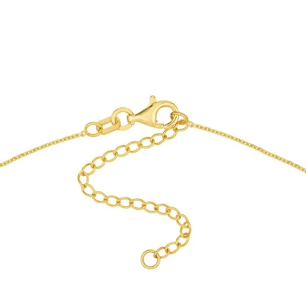 14K Yellow Gold Linked Circle Ring Necklace Image 4 Koerbers Fine Jewelry Inc New Albany, IN