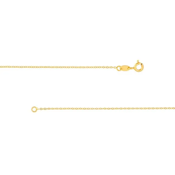 14K Yellow Gold Tube Love Knot Necklace Image 2 Koerbers Fine Jewelry Inc New Albany, IN