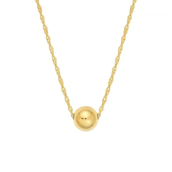 14K Yellow Gold Puffy Bead Charm Koerbers Fine Jewelry Inc New Albany, IN