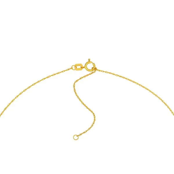 14K Yellow Gold Puffy Butterfly Necklace Image 4 Koerbers Fine Jewelry Inc New Albany, IN