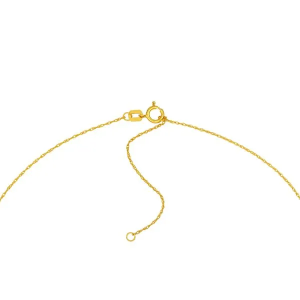 14K Yellow Gold Puffy Cross Pendant Necklace Image 4 Koerbers Fine Jewelry Inc New Albany, IN