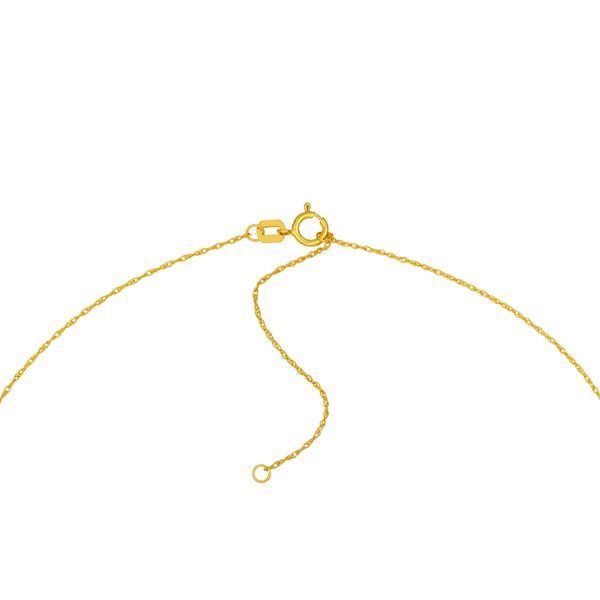 14 Yellow Gold Mom Heart Necklace Image 4 Koerbers Fine Jewelry Inc New Albany, IN