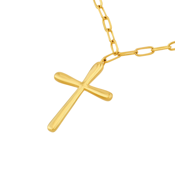 14K Yellow Gold Cross Necklace Koerbers Fine Jewelry Inc New Albany, IN