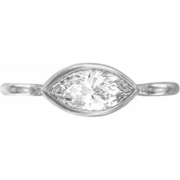 14K White Gold Permanent Jewelry Diamond Charm Koerbers Fine Jewelry Inc New Albany, IN