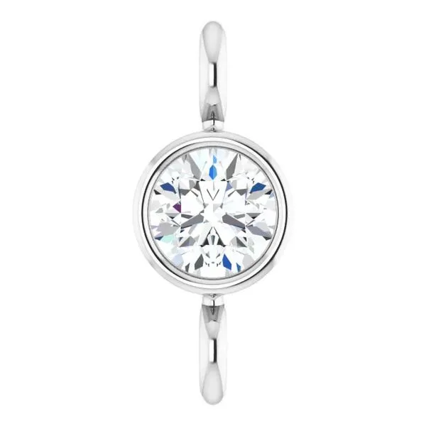 14K White Gold Diamond Bezel-Set Link Koerbers Fine Jewelry Inc New Albany, IN