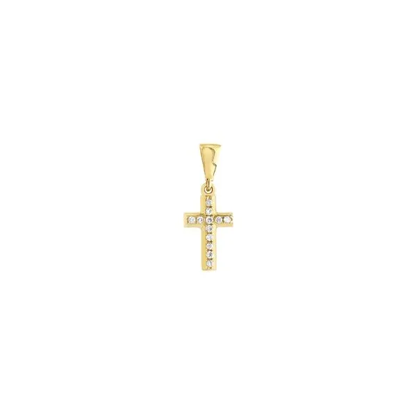 14K Yellow Gold Mini Cross Pendant Koerbers Fine Jewelry Inc New Albany, IN