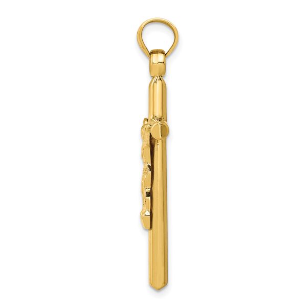 14K Hollow Crucifix Pendant Image 2 Koerbers Fine Jewelry Inc New Albany, IN