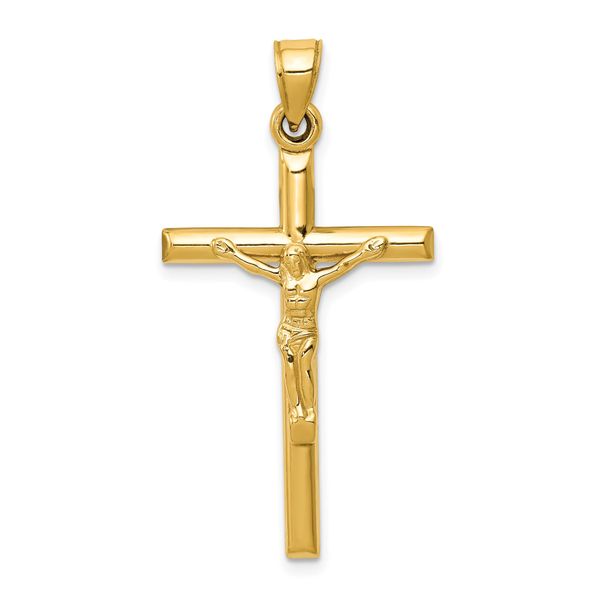 14K Hollow Crucifix Pendant Koerbers Fine Jewelry Inc New Albany, IN