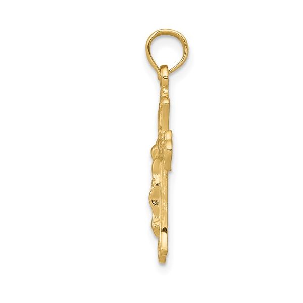 10K Yellow Gold Inri Crucifix Charm Image 2 Koerbers Fine Jewelry Inc New Albany, IN