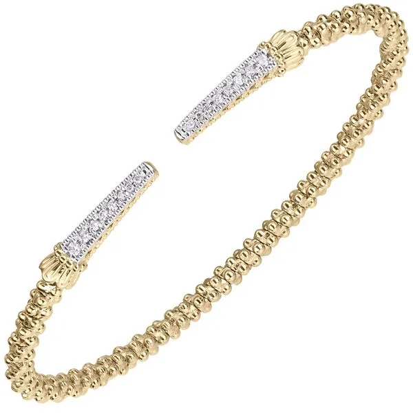 14K Yellow Gold Diamond Open Cuff Bracelet Koerbers Fine Jewelry Inc New Albany, IN