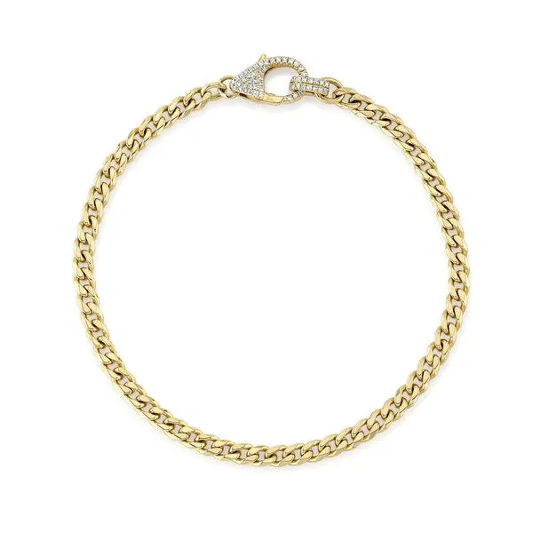 14K Yellow Gold Diamond Link Bracelet Koerbers Fine Jewelry Inc New Albany, IN