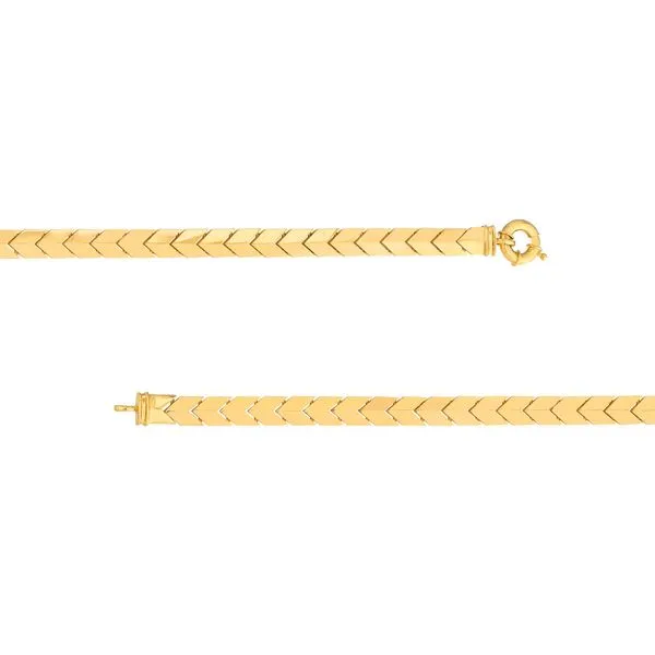 14K Yellow Gold 3D Polished Arrow Link Bracelet Image 3 Koerbers Fine Jewelry Inc New Albany, IN