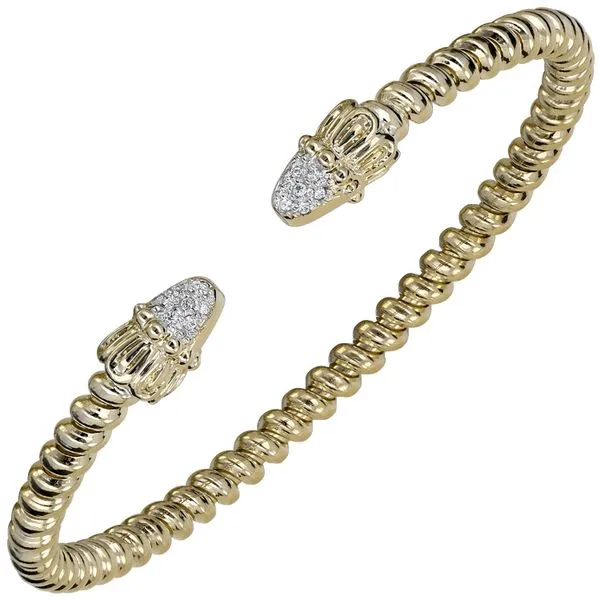 14K Yellow Gold Diamond Open Cuff Bracelet Koerbers Fine Jewelry Inc New Albany, IN