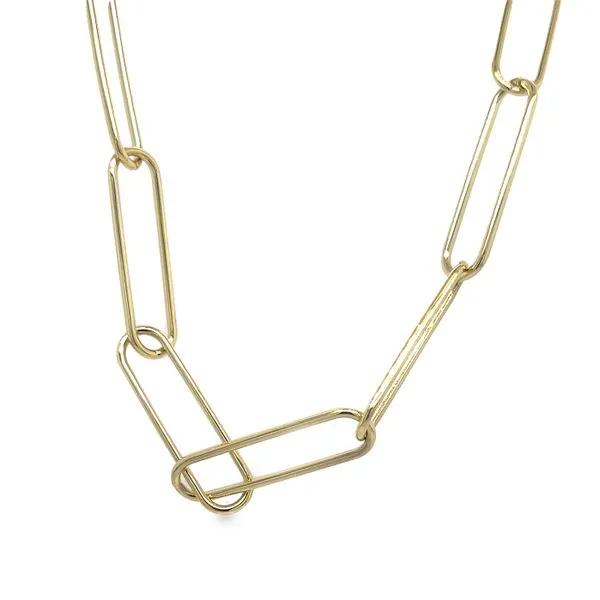 14K Yellow Gold Paperclip Chain Koerbers Fine Jewelry Inc New Albany, IN