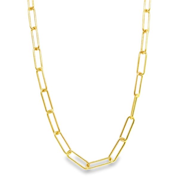 14K Yellow Gold Paperclip Chain Koerbers Fine Jewelry Inc New Albany, IN
