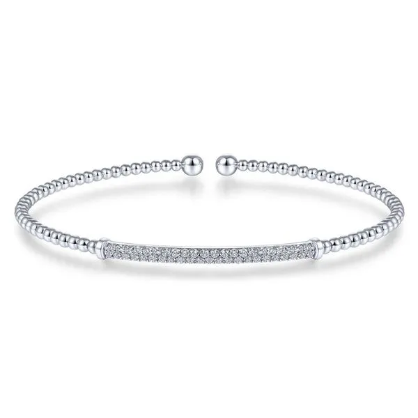 14K White Gold Bujukan Split Cuff Bracelet Koerbers Fine Jewelry Inc New Albany, IN