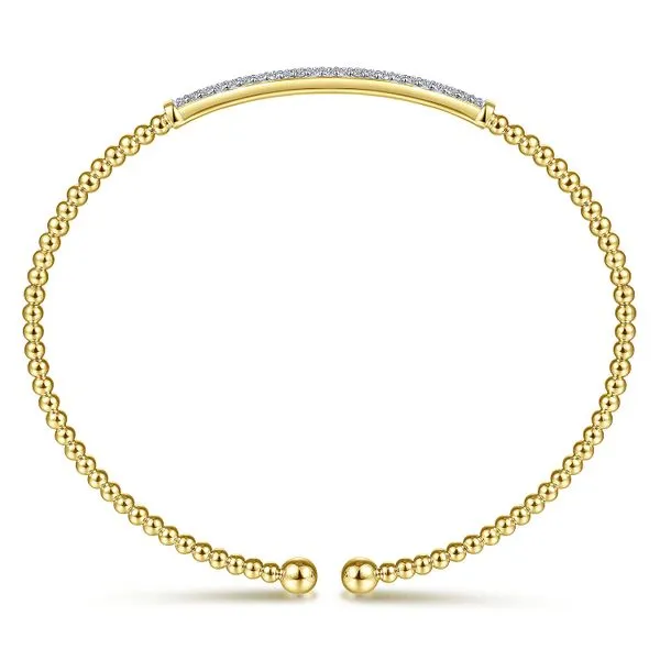 14K Yellow Gold Bujukan Split Cuff Bracelet Image 3 Koerbers Fine Jewelry Inc New Albany, IN