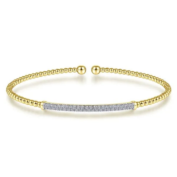 14K Yellow Gold Bujukan Split Cuff Bracelet Koerbers Fine Jewelry Inc New Albany, IN