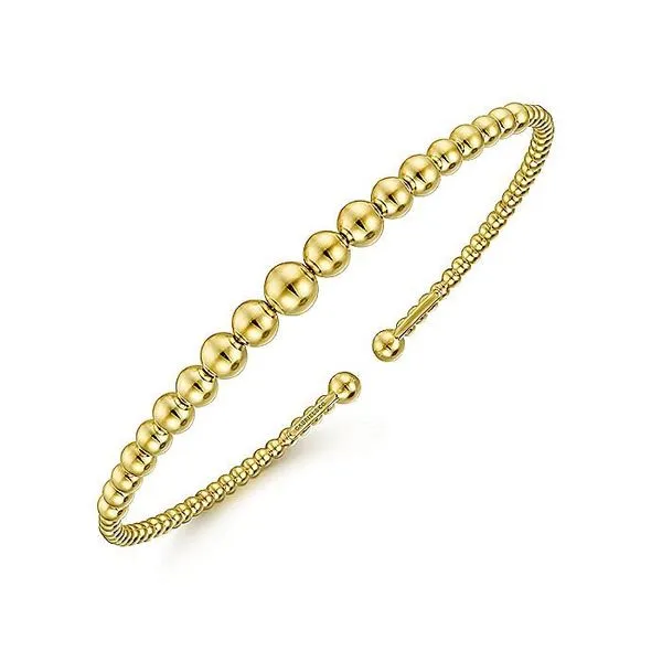 14K Yellow Gold Bujukan Open Bangle Image 2 Koerbers Fine Jewelry Inc New Albany, IN