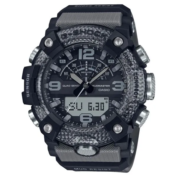 Gray and Black Carbon Fiber Mudmaster GG-B100 Koerbers Fine Jewelry Inc New Albany, IN