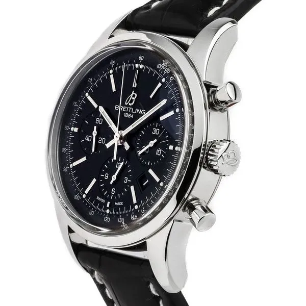 Pre-Owned Breitling Transocean Chronograph Men's Watch AB015212/BA99-743P Image 2 Koerbers Fine Jewelry Inc New Albany, IN