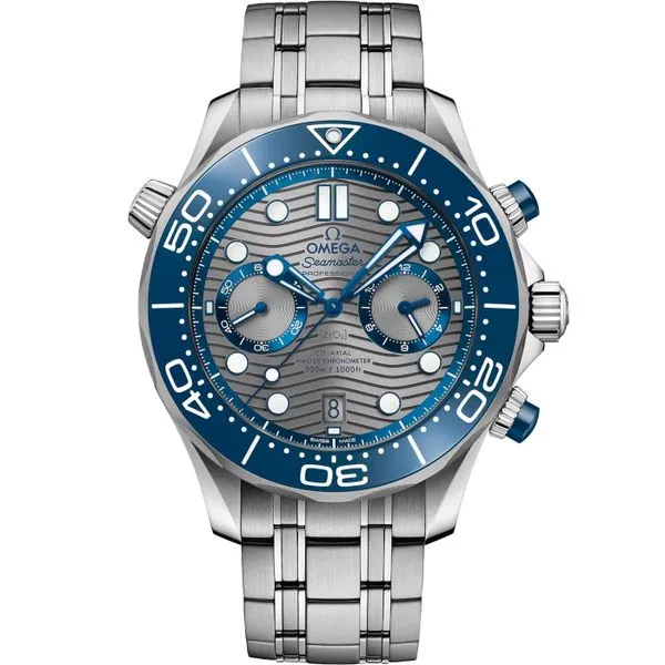 PreOwned Omega Blue Diver 300 Chhronograph 21030445106001 Koerbers Fine Jewelry Inc New Albany, IN
