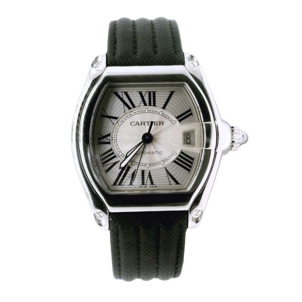 Pre Owned Cartier Roadster Watch 35mm Silver Dial W62025V3 Koerbers Fine Jewelry Inc New Albany, IN
