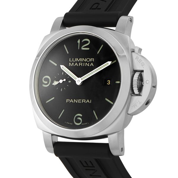 Pre Owned Officine Panerai Luminor Marina Steel Watch Pam03312 Image 2 Koerbers Fine Jewelry Inc New Albany, IN