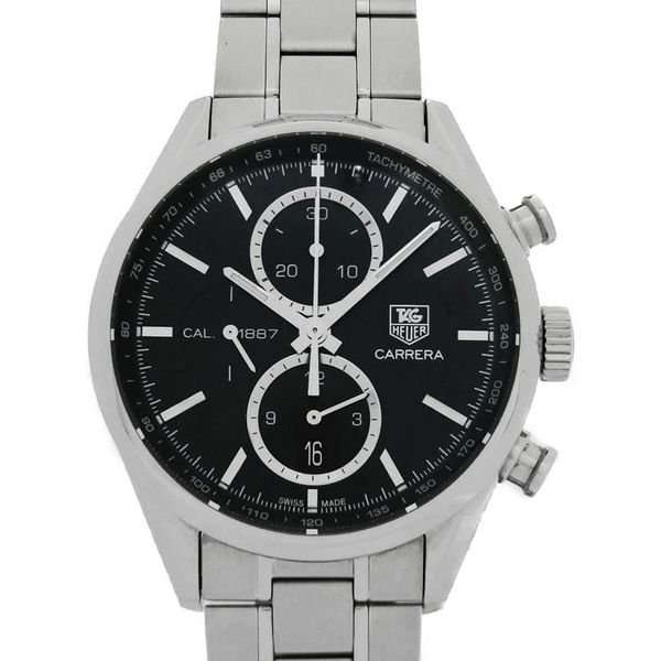 Pre Owned TAG Heuer Carrera Caliber 1887 Chronograph CAR2110.BA0724 Men's Automatic Koerbers Fine Jewelry Inc New Albany, IN
