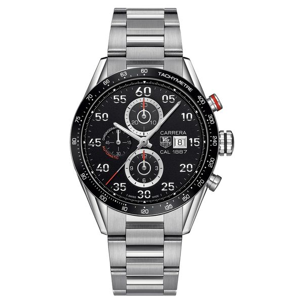 Pre Owned Tag Heuer Carrera Calibre 1887 Men's Luxury Watch CAR2A10.EAU3149 Koerbers Fine Jewelry Inc New Albany, IN