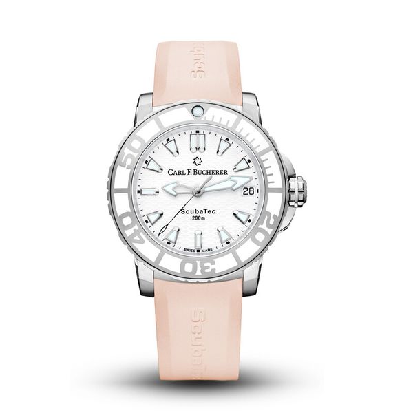 Pre-Owned Carl F. Bucherer Patravi ScubaTec Automatic White Dial Watch Koerbers Fine Jewelry Inc New Albany, IN