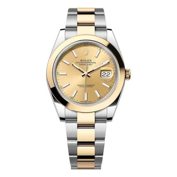 PreOwned Rolex 126303 Datejust 41 Champagne Dial Steel and 18K Yellow Gold Oyster Men's Watch Koerbers Fine Jewelry Inc New Albany, IN