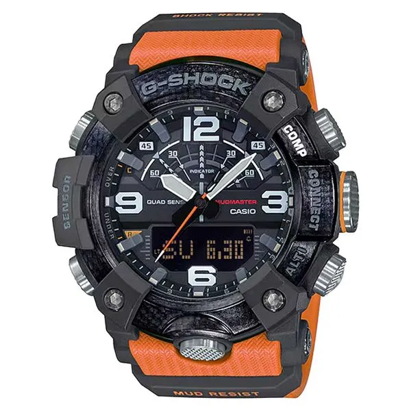 Orange and Black Carbon Fiber Mudmaster GG-B100-1A9 Koerbers Fine Jewelry Inc New Albany, IN