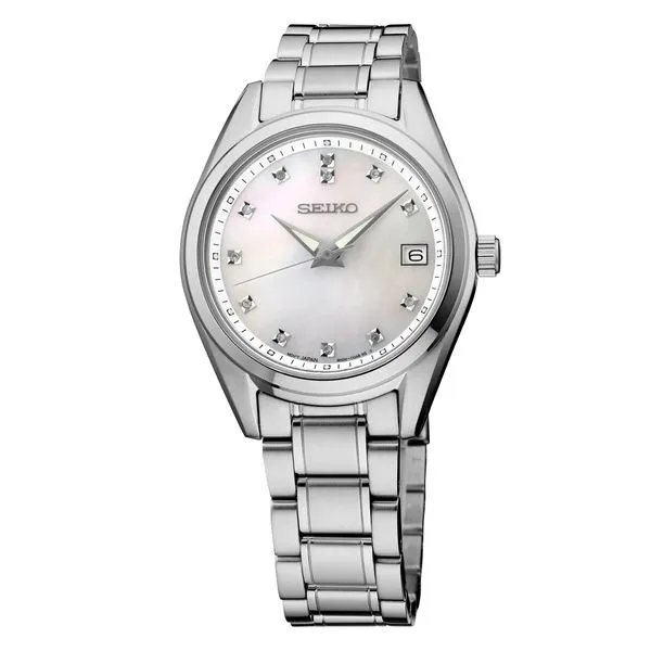 Stainless Steel Diamond Collection Seiko Womens Watch SUR579 Koerbers Fine Jewelry Inc New Albany, IN