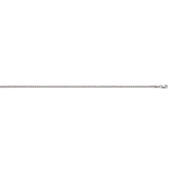 Sterling Silver Rhodium Plated 2mm Diamond Cut Rope Chain Koerbers Fine Jewelry Inc New Albany, IN