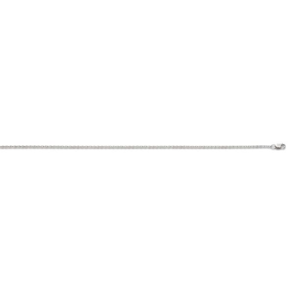 Sterling Silver Rhodium Plated Rope Chain 16