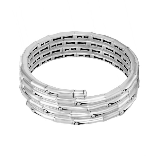 Sterling Silver Bamboo Double Coil Bracelet Koerbers Fine Jewelry Inc New Albany, IN