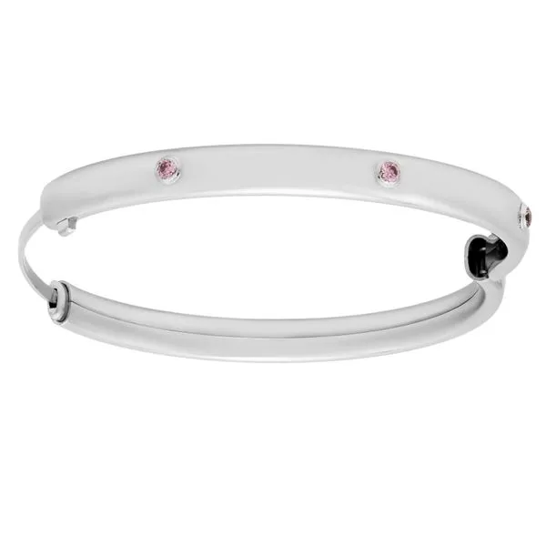 Sterling Silver Children's Bangle Bracelet Image 2 Koerbers Fine Jewelry Inc New Albany, IN