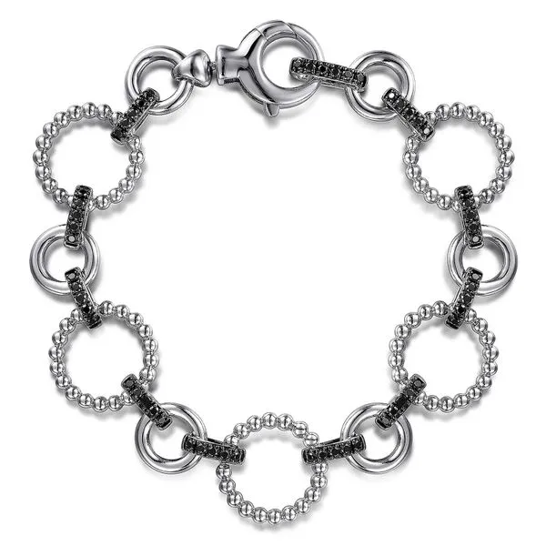 925 Sterling Silver Black Spinel Tennis Bracelet Koerbers Fine Jewelry Inc New Albany, IN