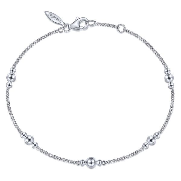 925 Sterling Silver Beaded Station Bracelet Koerbers Fine Jewelry Inc New Albany, IN