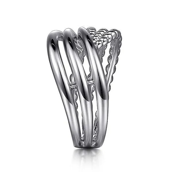 925 Sterling Sliver Bujukan Lady's Twisted Ring Image 4 Koerbers Fine Jewelry Inc New Albany, IN