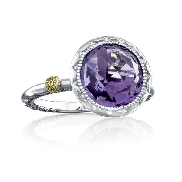 Sterling Silver Crescent Bezel Ring featuring Amethyst Koerbers Fine Jewelry Inc New Albany, IN