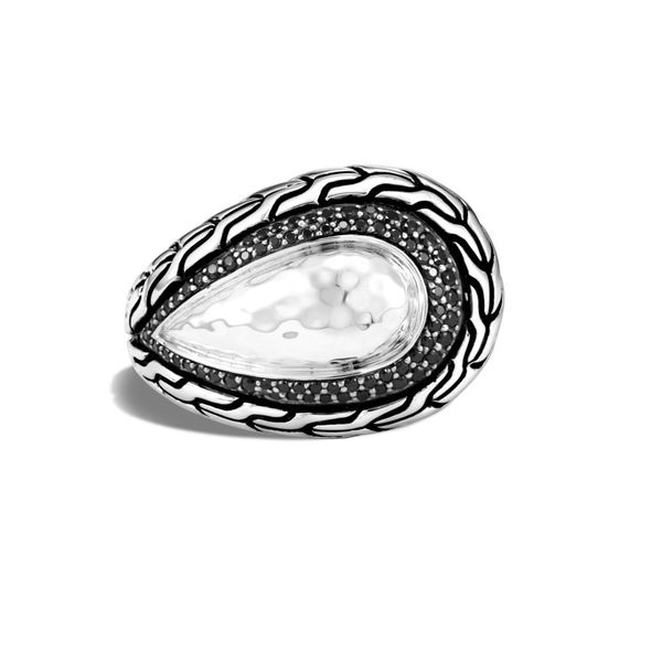 Sterling Silver Classic Chain Hammered Ring Koerbers Fine Jewelry Inc New Albany, IN