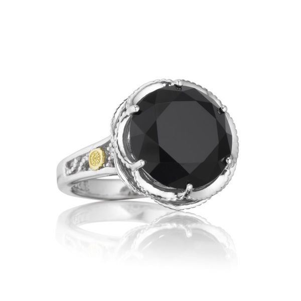 Sterling Silver Crescent Gem Ring featuring Black Onyx Koerbers Fine Jewelry Inc New Albany, IN